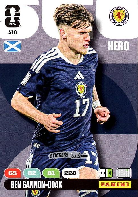 Cromo Ben Gannon-Doak - FIFA World Cup 2026. Adrenalyn XL
 n. 416 - Panini