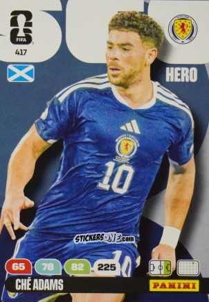 Figurina Che Adams - FIFA World Cup 2026. Adrenalyn XL
 n. 417 - Panini