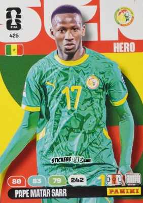 Cromo Pape Matar Sarr - FIFA World Cup 2026. Adrenalyn XL
 n. 425 - Panini
