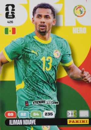 Cromo Iliman Ndiaye - FIFA World Cup 2026. Adrenalyn XL
 n. 426 - Panini
