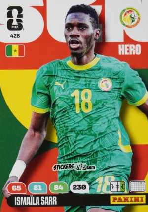 Cromo Ismaila Sarr - FIFA World Cup 2026. Adrenalyn XL
 n. 428 - Panini