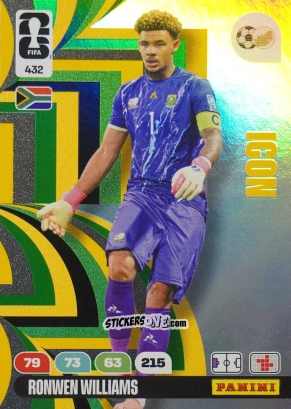 Cromo Ronwen Williams - FIFA World Cup 2026. Adrenalyn XL
 n. 432 - Panini