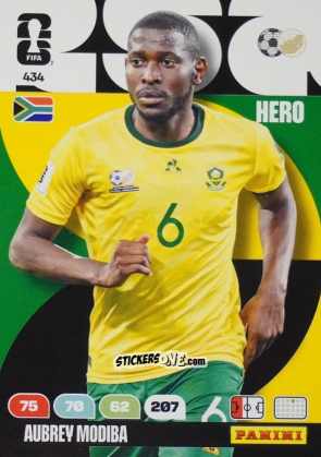 Cromo Aubrey Modiba - FIFA World Cup 2026. Adrenalyn XL
 n. 434 - Panini