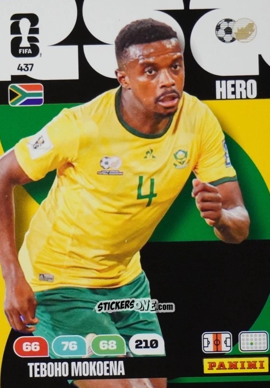Cromo Teboho Mokoena - FIFA World Cup 2026. Adrenalyn XL
 n. 437 - Panini