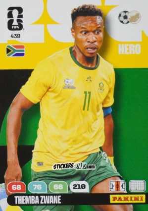 Figurina Themba Zwane - FIFA World Cup 2026. Adrenalyn XL
 n. 439 - Panini