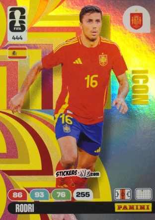 Cromo Rodri - FIFA World Cup 2026. Adrenalyn XL
 n. 444 - Panini