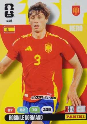 Cromo Robin Le Normand - FIFA World Cup 2026. Adrenalyn XL
 n. 446 - Panini