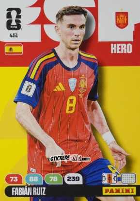 Cromo Fabian Ruiz - FIFA World Cup 2026. Adrenalyn XL
 n. 451 - Panini