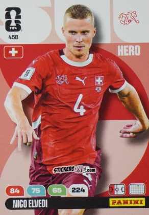 Figurina Nico Elvedi - FIFA World Cup 2026. Adrenalyn XL
 n. 458 - Panini