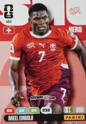 Figurina Breel Embolo - FIFA World Cup 2026. Adrenalyn XL
 n. 463 - Panini