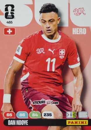 Sticker Dan Ndoye - FIFA World Cup 2026. Adrenalyn XL
 n. 465 - Panini