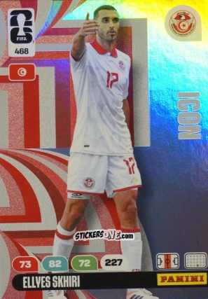 Cromo Ellyes Skhiri - FIFA World Cup 2026. Adrenalyn XL
 n. 468 - Panini