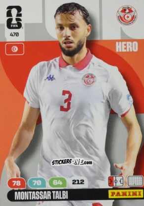 Cromo Montassar Talbi - FIFA World Cup 2026. Adrenalyn XL
 n. 470 - Panini