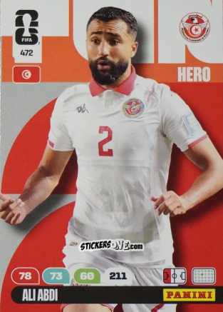 Cromo Ali Abdi - FIFA World Cup 2026. Adrenalyn XL
 n. 472 - Panini