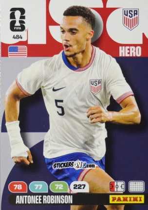 Cromo Antonee Robinson - FIFA World Cup 2026. Adrenalyn XL
 n. 484 - Panini
