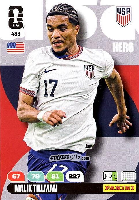 Figurina Malik Tillman - FIFA World Cup 2026. Adrenalyn XL
 n. 488 - Panini