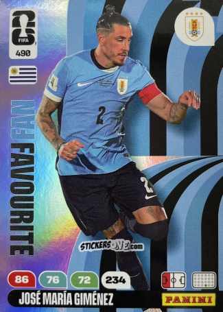 Figurina Jose Maria Gimenez - FIFA World Cup 2026. Adrenalyn XL
 n. 490 - Panini