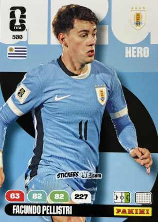 Cromo Facundo Pellistri - FIFA World Cup 2026. Adrenalyn XL
 n. 500 - Panini