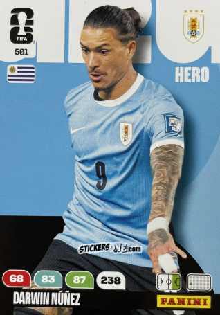 Cromo Darwin Nunez - FIFA World Cup 2026. Adrenalyn XL
 n. 501 - Panini