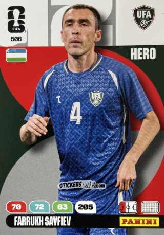 Cromo Farrukh Sayfiev - FIFA World Cup 2026. Adrenalyn XL
 n. 506 - Panini