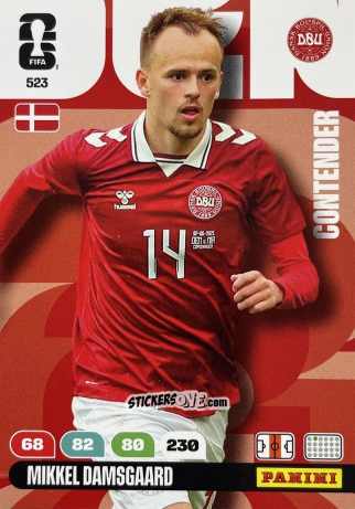 Cromo Damsgaard - FIFA World Cup 2026. Adrenalyn XL
 n. 523 - Panini