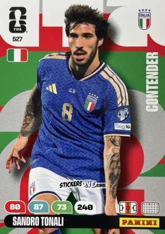 Figurina Tonali - FIFA World Cup 2026. Adrenalyn XL
 n. 527 - Panini