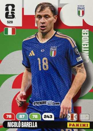 Cromo Barella - FIFA World Cup 2026. Adrenalyn XL
 n. 528 - Panini