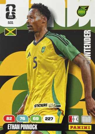 Cromo Pinnock - FIFA World Cup 2026. Adrenalyn XL
 n. 531 - Panini