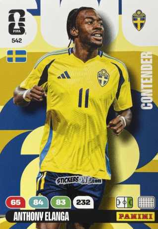 Sticker Elanga - FIFA World Cup 2026. Adrenalyn XL
 n. 542 - Panini