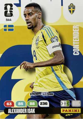 Figurina Isak - FIFA World Cup 2026. Adrenalyn XL
 n. 544 - Panini
