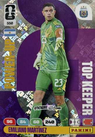 Cromo Emiliano Martinez - FIFA World Cup 2026. Adrenalyn XL
 n. 550 - Panini