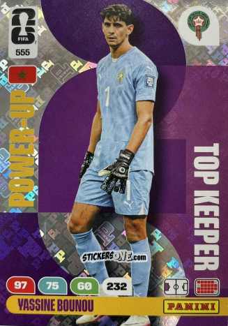 Figurina Bounou - FIFA World Cup 2026. Adrenalyn XL
 n. 555 - Panini
