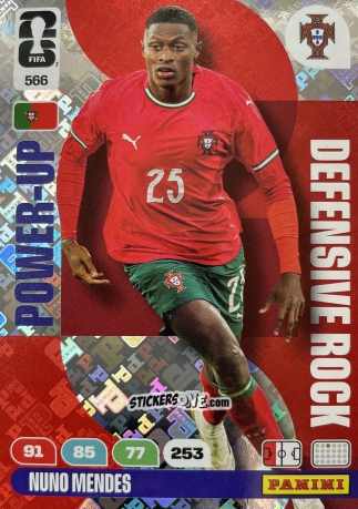 Figurina Nuno Mendes - FIFA World Cup 2026. Adrenalyn XL
 n. 566 - Panini