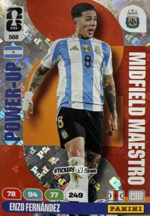 Figurina Enzo Fernandez - FIFA World Cup 2026. Adrenalyn XL
 n. 568 - Panini