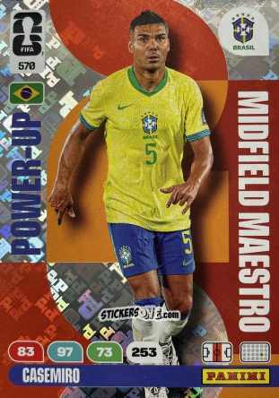 Cromo Casemiro - FIFA World Cup 2026. Adrenalyn XL
 n. 570 - Panini