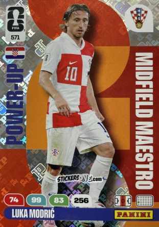 Figurina Modric - FIFA World Cup 2026. Adrenalyn XL
 n. 571 - Panini