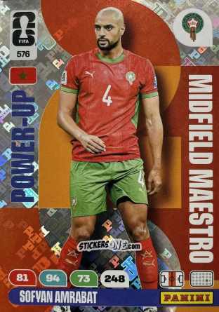 Cromo Amrabat - FIFA World Cup 2026. Adrenalyn XL
 n. 576 - Panini
