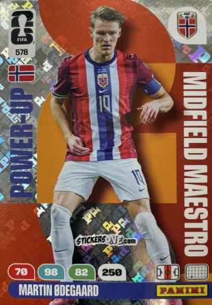 Sticker Odegaard - FIFA World Cup 2026. Adrenalyn XL
 n. 578 - Panini