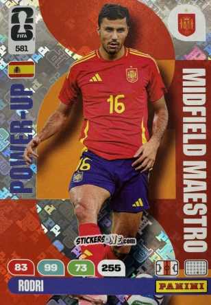 Cromo Rodri - FIFA World Cup 2026. Adrenalyn XL
 n. 581 - Panini