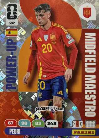 Cromo Pedri - FIFA World Cup 2026. Adrenalyn XL
 n. 582 - Panini