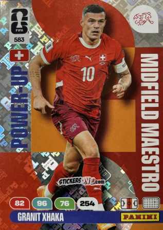 Cromo Xhaka - FIFA World Cup 2026. Adrenalyn XL
 n. 583 - Panini