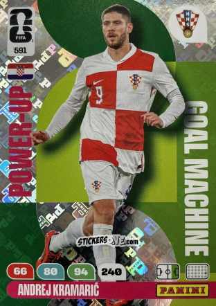 Cromo Kramaric - FIFA World Cup 2026. Adrenalyn XL
 n. 591 - Panini