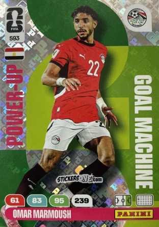 Cromo Marmoush - FIFA World Cup 2026. Adrenalyn XL
 n. 593 - Panini
