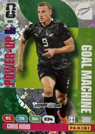 Cromo Chris Wood - FIFA World Cup 2026. Adrenalyn XL
 n. 601 - Panini