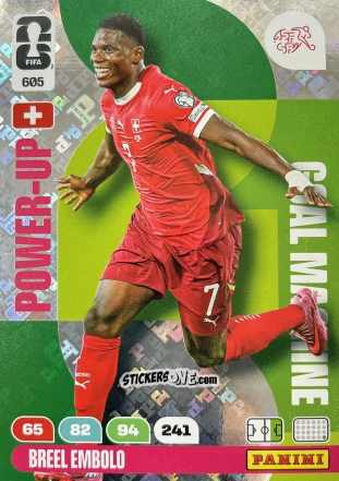 Figurina Embolo - FIFA World Cup 2026. Adrenalyn XL
 n. 605 - Panini