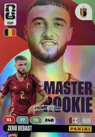Cromo Debast - FIFA World Cup 2026. Adrenalyn XL
 n. 610 - Panini