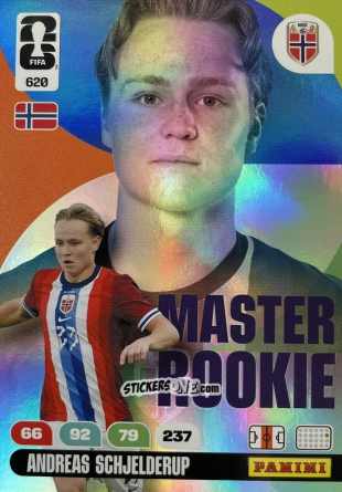 Figurina Schjelderup - FIFA World Cup 2026. Adrenalyn XL
 n. 620 - Panini