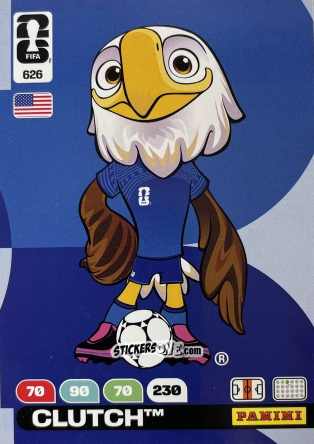 Figurina Official Mascot - Clutch - FIFA World Cup 2026. Adrenalyn XL
 n. 626 - Panini
