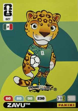Figurina Official Mascot - Zayu - FIFA World Cup 2026. Adrenalyn XL
 n. 627 - Panini