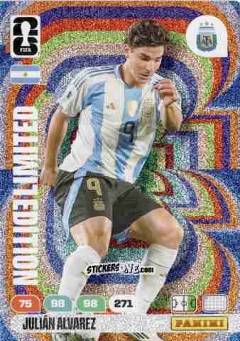 Cromo Julian Alvarez - FIFA World Cup 2026. Adrenalyn XL
 n. L1 - Panini